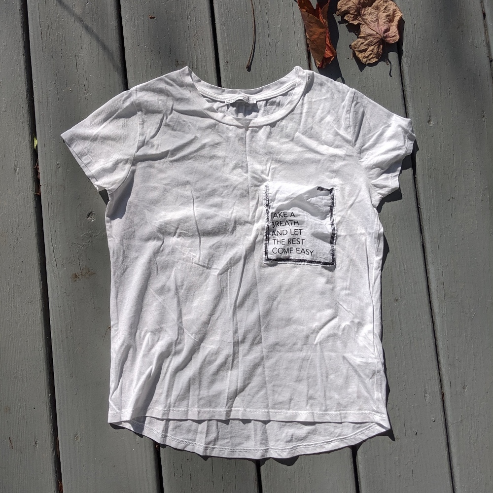 Zara Essential Basic Fall Tee - image 2